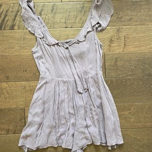 Purple romper